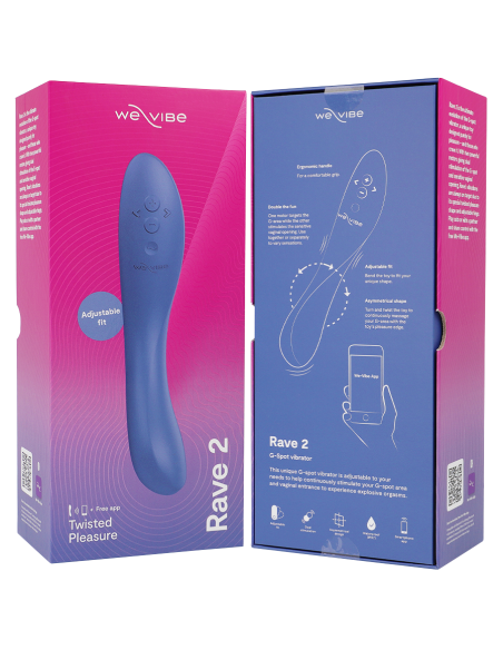 WE VIBE RAVE 2 VIBRADOR PUNTO G AZUL WE VIBE RAVE 2 VIBRADOR PUNTO G AZUL