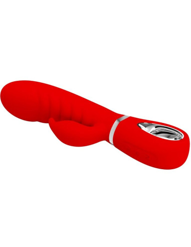 PRETTY LOVE PRESCOTT VIBRADOR PUNTO G MULTIFUNCION ROJO