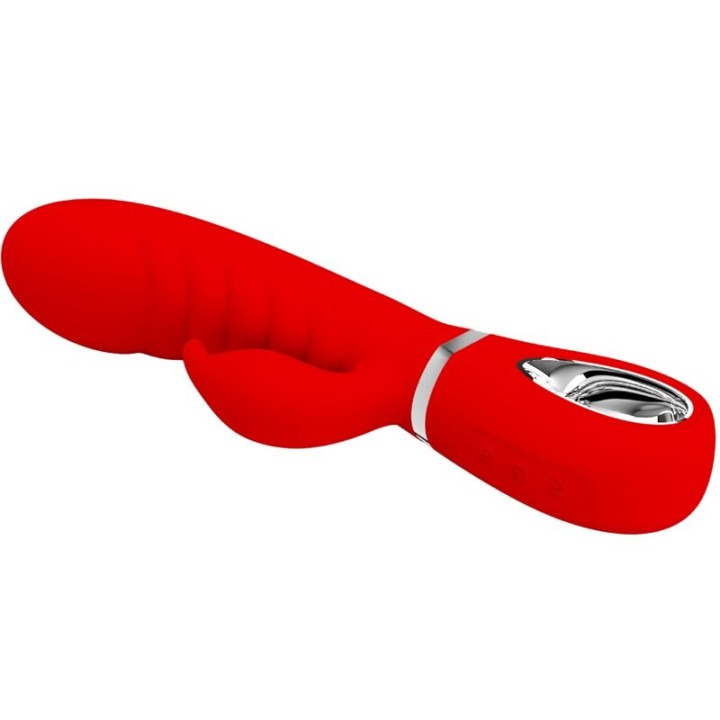 PRETTY LOVE PRESCOTT VIBRADOR PUNTO G MULTIFUNCION ROJO