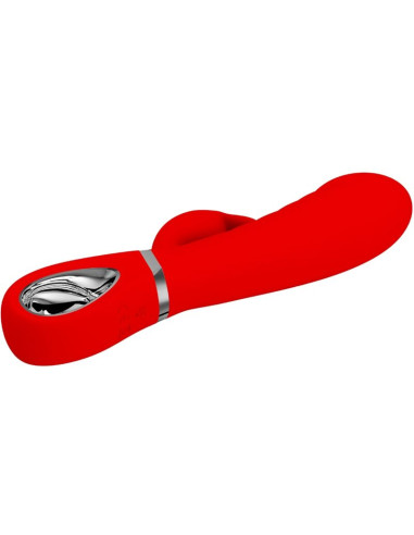 PRETTY LOVE PRESCOTT VIBRADOR PUNTO G MULTIFUNCION ROJO
