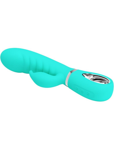 PRETTY LOVE PRESCOTT VIBRADOR PUNTO G MULTIFUNCION VERDE AGUA