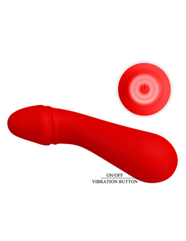 PRETTY LOVE CETUS VIBRADOR RECARGABLE ROJO