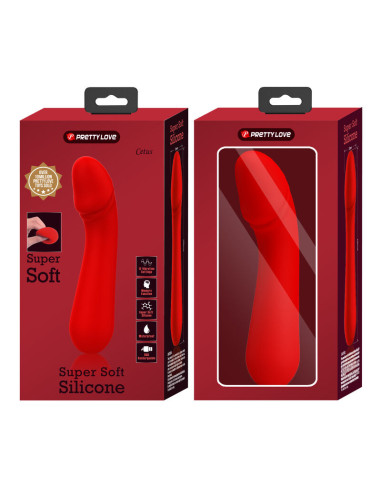 PRETTY LOVE CETUS VIBRADOR RECARGABLE ROJO
