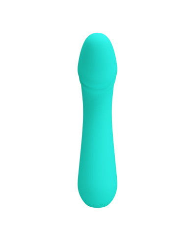 PRETTY LOVE CETUS VIBRADOR RECARGABLE VERDE AGUA