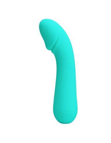 PRETTY LOVE CETUS VIBRADOR RECARGABLE VERDE AGUA