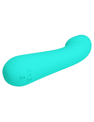 PRETTY LOVE CETUS VIBRADOR RECARGABLE VERDE AGUA