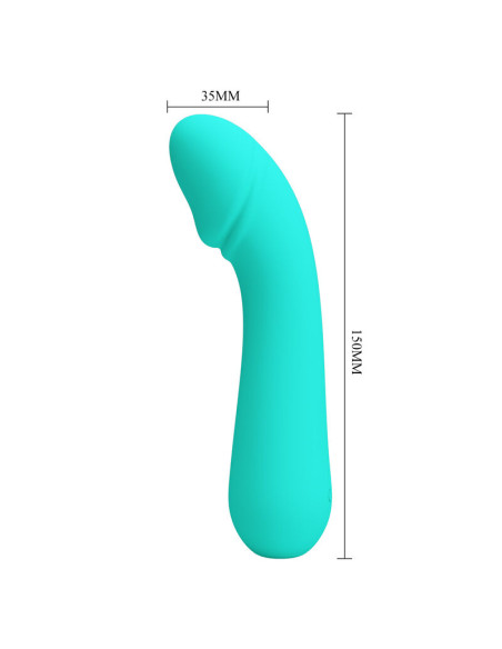 PRETTY LOVE CETUS VIBRADOR RECARGABLE VERDE AGUA PRETTY LOVE CETUS VIBRADOR RECARGABLE VERDE AGUA
