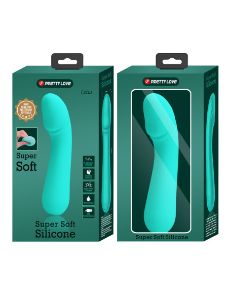 PRETTY LOVE CETUS VIBRADOR RECARGABLE VERDE AGUA PRETTY LOVE CETUS VIBRADOR RECARGABLE VERDE AGUA
