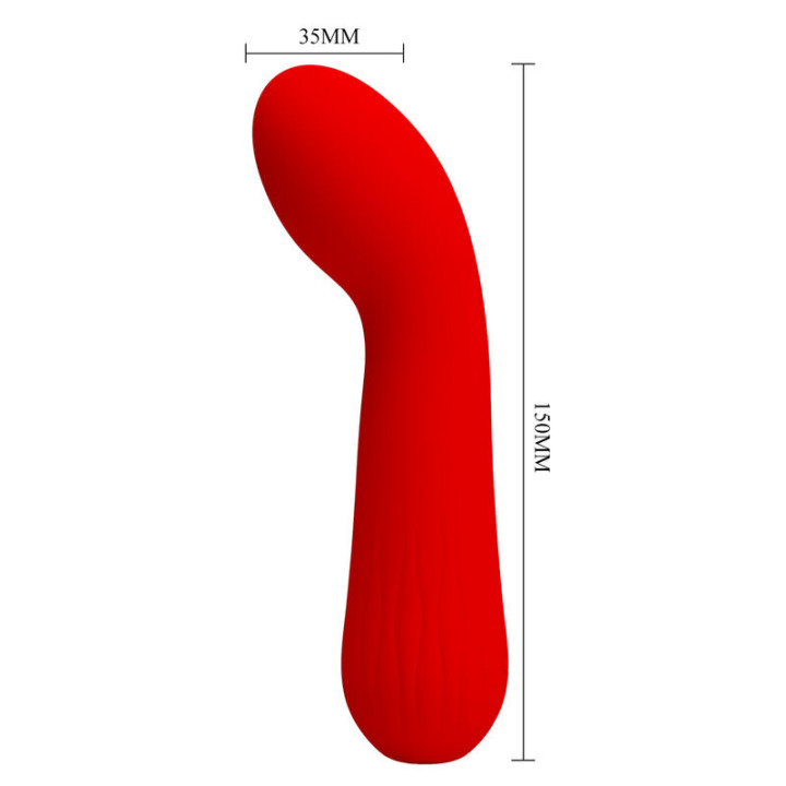 PRETTY LOVE FAUN VIBRADOR RECARGABLE ROJO