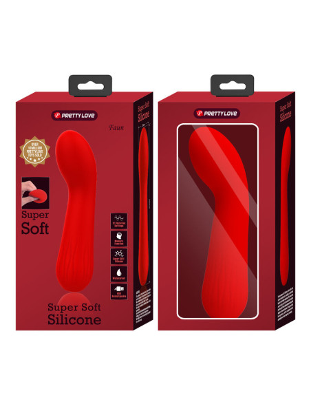 PRETTY LOVE FAUN VIBRADOR RECARGABLE ROJO