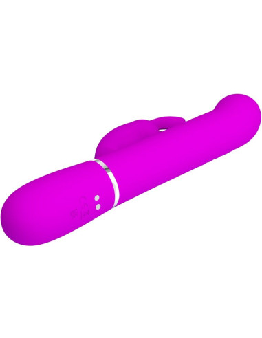 PRETTY LOVE VIBRADOR COALE RABBIT PERLAS VIOLETA