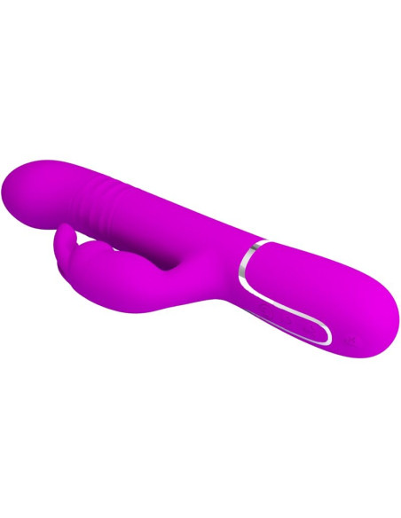 PRETTY LOVE VIBRADOR COALE RABBIT PERLAS VIOLETA