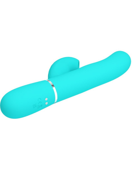PRETTY LOVE PERLITA VIBRADOR PUNTO G 3 EN 1 MULTIFUNCION VERDE AGUA PRETTY LOVE PERLITA VIBRADOR PUNTO G 3 EN 1 MULTIFUNCION VERDE AGUA
