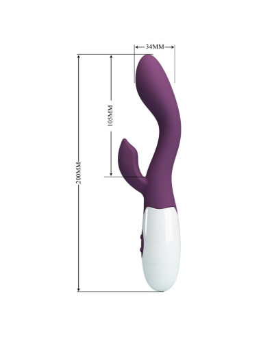 PRETTY LOVE BRIGHTY VIBRADOR PUNTO G MORADO