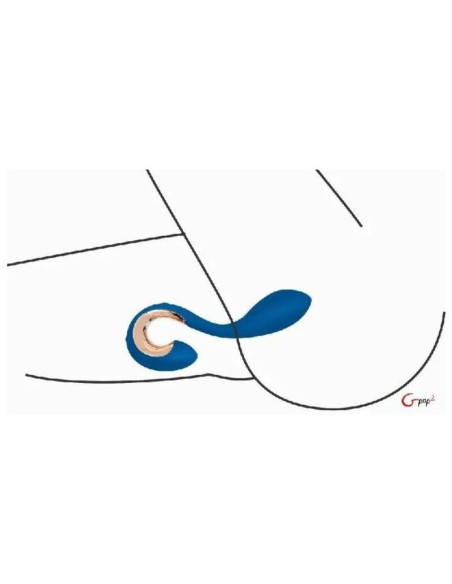 G VIBE GPOP 2 VIBRADOR PUNTO G Y P AZUL INDIGO G VIBE GPOP 2 VIBRADOR PUNTO G Y P AZUL INDIGO