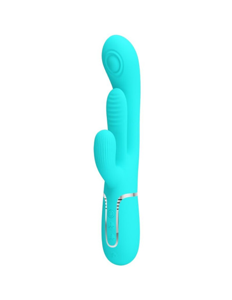 PRETTY LOVE SHANIA TRIPLE VIBRADOR RABBIT MULTIFUNCIAN 3 EN 1