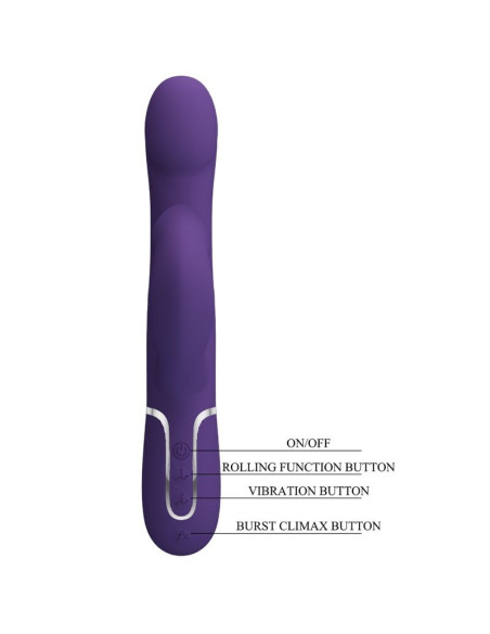 PRETTY LOVE ZALIN VIBRADOR RABBIT PERLAS 4 EN 1 MORADO PRETTY LOVE ZALIN VIBRADOR RABBIT PERLAS 4 EN 1 MORADO