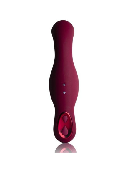 ROCKS OFF RUBY GLOW BLUSH VIBRADOR G SPOT ROJO