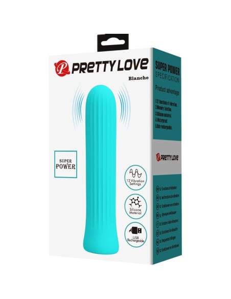 PRETTY LOVE BLANCHE VIBRADOR ESTIMULADOR AZUL PRETTY LOVE BLANCHE VIBRADOR ESTIMULADOR AZUL