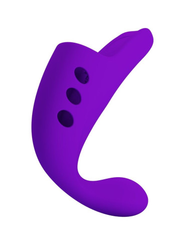 PRETTY LOVE GORGON VIBRADOR DE DEDO RECARGABLE MORADO