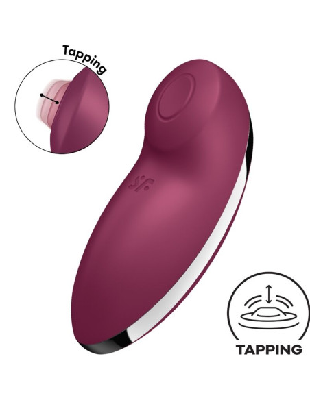 SATISFYER TAP CLIMAX 2 VIBRADOR ESTIMULADOR ROJO