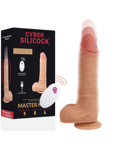 CYBER SILICOCK REALISTICO CONTROL REMOTO MASTER HUCK 209 CM O 4 CM