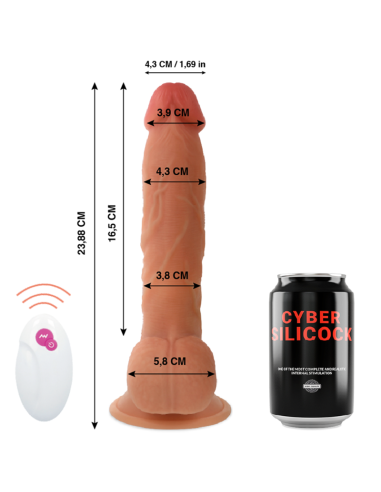 CYBER SILICOCK REALISTICO CONTROL REMOTO MASTER BEN 2388 CM O 43 CM