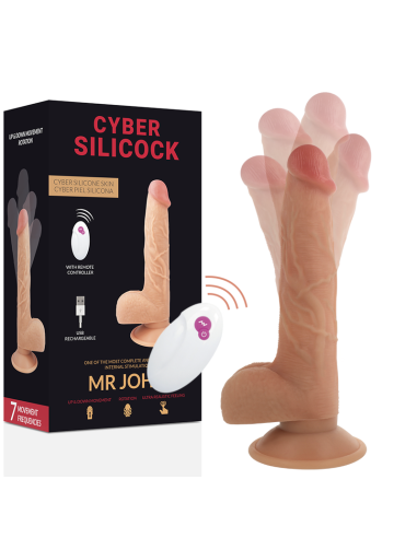 CYBER SILICOCK REALISTICO CONTROL REMOTO MR JOHN 2388 CM O 43 CM