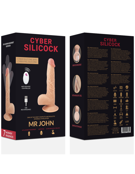 CYBER SILICOCK REALISTICO CONTROL REMOTO MR JOHN 2388 CM O 43 CM CYBER SILICOCK REALISTICO CONTROL REMOTO MR JOHN 2388 CM O 43 CM