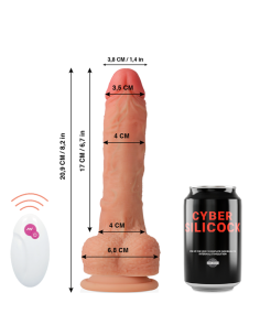 CYBER SILICOCK REALISTICO CONTROL REMOTO MR RICK 209 CM O 4 CM 2