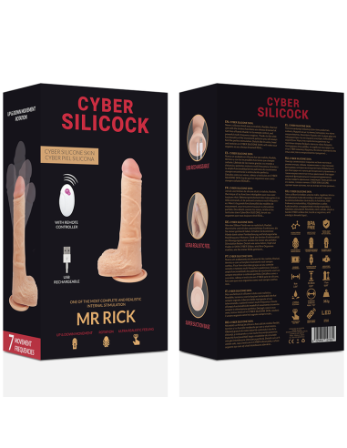 CYBER SILICOCK REALISTICO CONTROL REMOTO MR RICK 209 CM O 4 CM