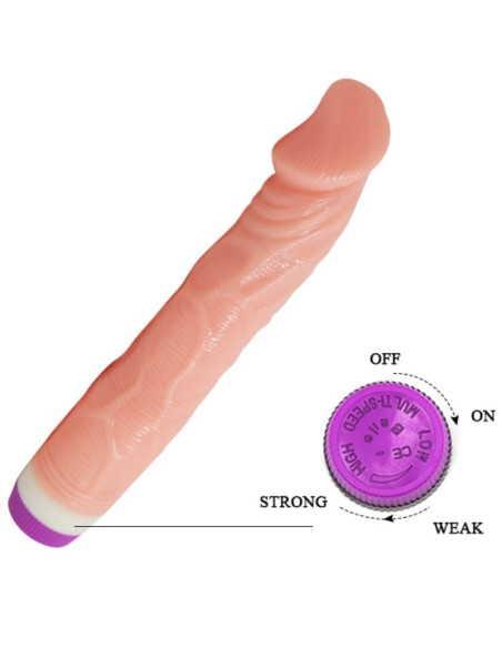 BAILE VIBRADOR REALISTICO NATURAL 22 CM BAILE VIBRADOR REALISTICO NATURAL 22 CM