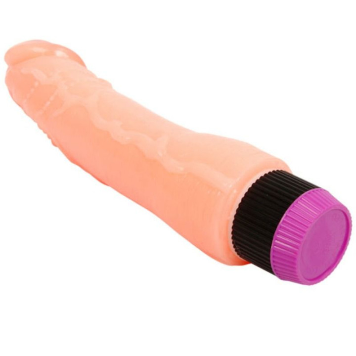 BAILE VIBRADOR REALISTICO FLEXIBLE NATURAL 24 CM