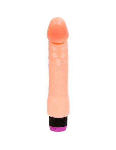 BAILE VIBRADOR REALISTICO FLEXIBLE NATURAL 24 CM