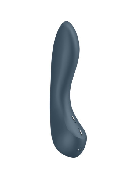 SATISFYER G SPOT WAVE 4 VIBRADOR 12 PROGRAMAS DE VIBRACIAN GRIS OSCURO