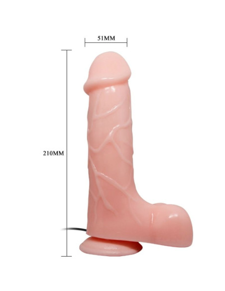 BAILE VIBRADOR REALISTICO BARBARA NATURAL 21 CM BAILE VIBRADOR REALISTICO BARBARA NATURAL 21 CM