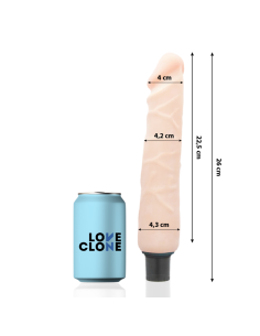 LOVECLONE JANSEN VIBRADOR REALISTICO SELF LUBRICATION 26 CM O 42 CM 2