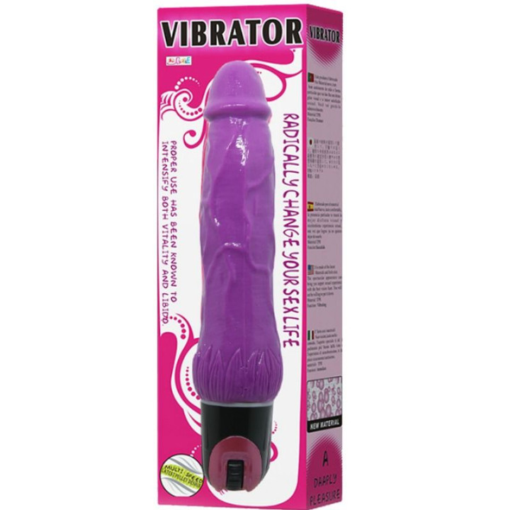 BAILE VIBRATOR DAAPLY PLEASURE MULTIVELOCIDAD MORADO
