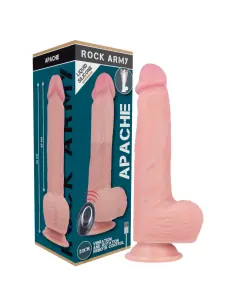 ROCKARMY APACHE VIBRADOR REALISTICO CONTROL REMOTO LIQUID SILICONE 205 CM O 462 CM