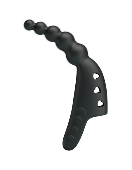 PRETTY LOVE JORDIN VIBRADOR DE DEDO 10 VIBRACIONES NEGRO