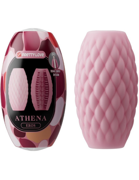 PRETTY LOVE ATHENA EROS MASTURBADOR MASCULINO SILICONA ROSA