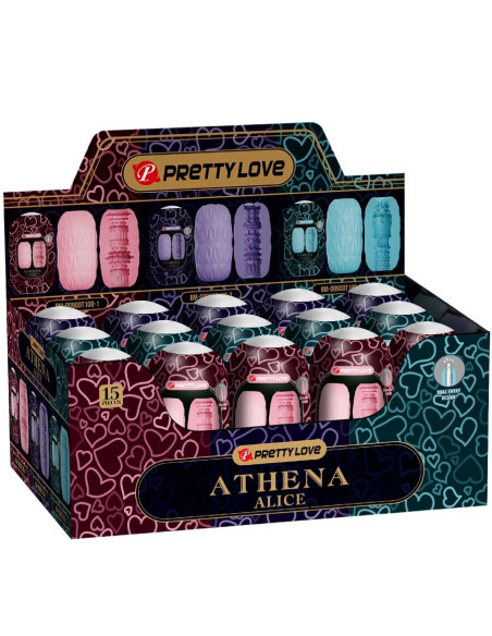 PRETTY LOVE ATHENA ALICE PACK 15 MASTURBADORES MASCULINOS VARIOS
