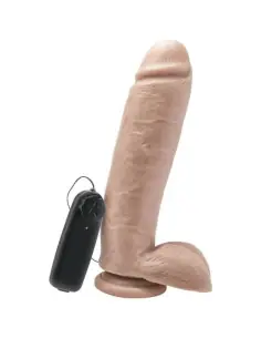 GET REAL DILDO 255 CM CON TESTICULOS VIBRADOR NATURAL