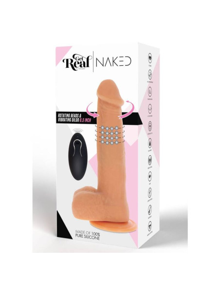 GET REAL DILDO VIBRADOR CON BOLAS GIRATORIAS NATURAL GET REAL DILDO VIBRADOR CON BOLAS GIRATORIAS NATURAL