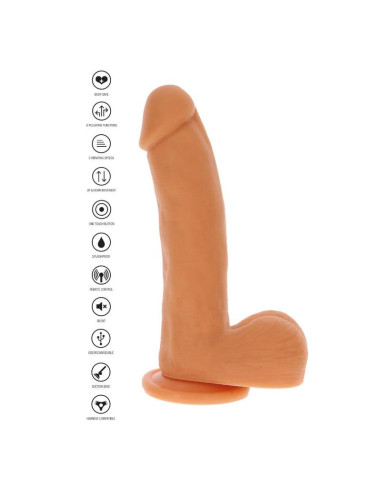 GET REAL DILDO EMPUJE MAGNETICO PULSANTE NATURAL