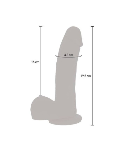 GET REAL DILDO EMPUJE MAGNETICO PULSANTE NATURAL