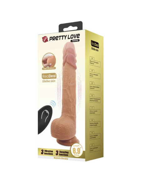 PRETTY LOVE TOMMY DILDO REALISTA VIBRADOR 225 CM PRETTY LOVE TOMMY DILDO REALISTA VIBRADOR 225 CM