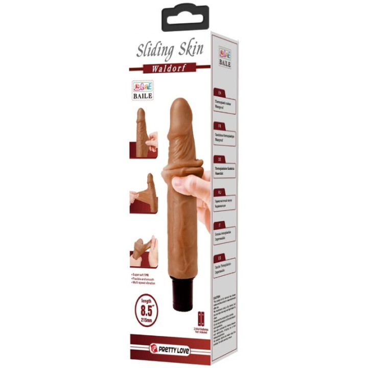 PRETTY LOVE WALDORF VIBRADOR REALISTICO 18 CM O 4 CM