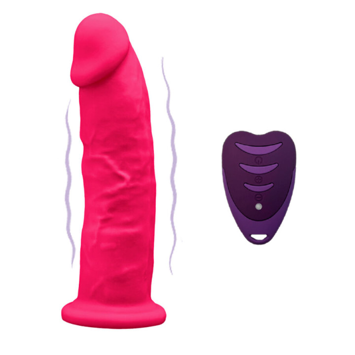SILEXD PENE REALISTICO MODELO 2 ROSA CONTROL REMOTO LRS 17 CM
