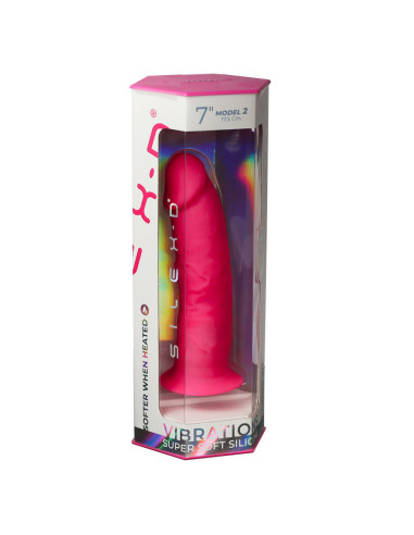 SILEXD PENE REALISTICO MODELO 2 ROSA CONTROL REMOTO LRS 17 CM